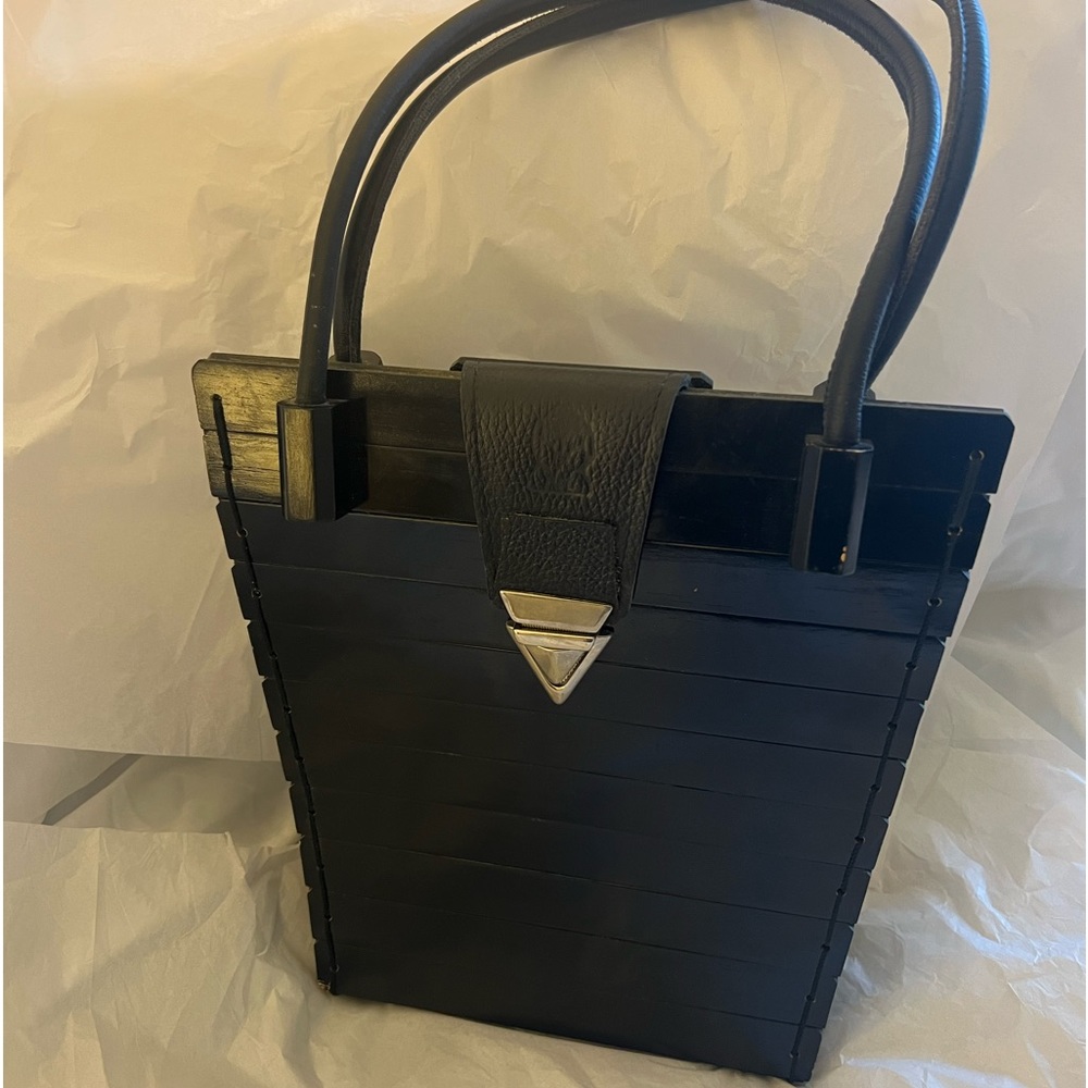 BOLSOS DE MADERA VINTAGE HANDBAG